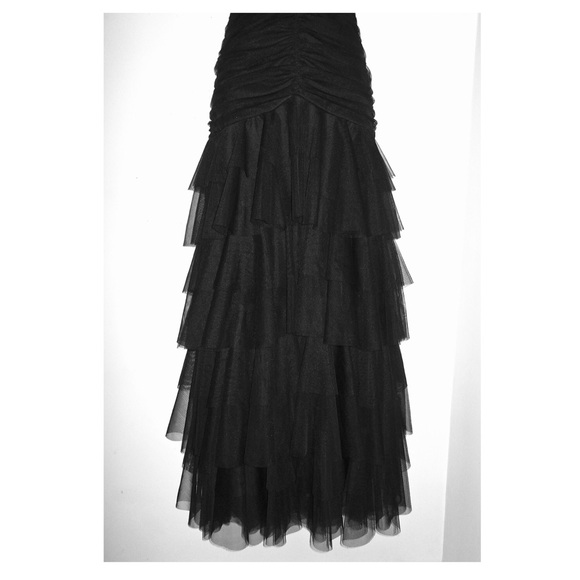 BLACK B. DARLIN RUFFLE TULLE DRESS - Picture 9 of 16